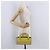 Borsa a tracolla con catena PRADA in pelle Saffiano Yellow Gold Auth 198688M D'oro Giallo - vista 26