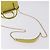 Borsa a tracolla con catena PRADA in pelle Saffiano Yellow Gold Auth 198688M D'oro Giallo - vista 8