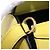 Borsa a tracolla con catena PRADA in pelle Saffiano Yellow Gold Auth 198688M D'oro Giallo - vista 9