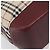 Borsa Tote BURBERRY Nova Check Canvas Beige Gold Auth 199220 D'oro - vista 14
