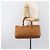 Borsa MCM Vicetos Boston Bag PVC Leather Brown Gold Tone Auth BA14989 Marrone - vista 23