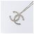 Collana CHANEL COCO Mark Stone metallo Silver CC Auth yk20721M Argento - vista 11