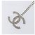 Collana CHANEL COCO Mark Stone metallo Silver CC Auth yk20721M Argento - vista 3