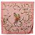 Hermès Foulard HERMES Carre90 Seta Rosa Verde Auth 192370M