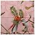 Hermès Foulard HERMES Carre90 Seta Rosa Verde Auth 192370M - vista 6