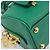 Saffiano Borsa a mano PRADA in pelle Safiano 2way Verde Oro Auth 198602SAV D'oro - vista 18