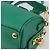 Saffiano Borsa a mano PRADA in pelle Safiano 2way Verde Oro Auth 198602SAV D'oro - vista 19