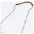 Maison Martin Margiela Maison Margiela Borsa a tracolla con catena in pelle 2way Beige Silver Auth am12335M Argento - vista 15