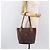 Céline Borsa a Mano CELINE Macadam PVC Pelle Marrone Tono Oro Auth ep15677 - vista 25