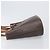 Céline Borsa a Mano CELINE Macadam PVC Pelle Marrone Tono Oro Auth ep15677 - vista 4