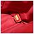 Bolsa de corrente CHANEL Matelasse Coco Handle em couro Caviar 2 vias Vermelha CC Auth 195900V Prata Vermelho - vista 30