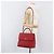 Bolsa de corrente CHANEL Matelasse Coco Handle em couro Caviar 2 vias Vermelha CC Auth 195900V Prata Vermelho - vista 31