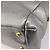 PRADA Hand Bag Vittero Dino Leather 2way Silver Gold Auth 197342V Silvery Golden - view 19