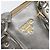 PRADA Hand Bag Vittero Dino Leather 2way Silver Gold Auth 197342V Silvery Golden - view 22