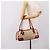 Bolsa Gucci GG Canvas Princey Web Sherry Line Beige Gold 161720 Auth 200889V Bege Dourado - vista 22
