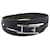 Hermès HERMES Api Choker Bracelet Leather Black Silver Auth 198841A Nero Argento - vista 2