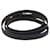 Hermès HERMES Api Choker Bracelet Leather Black Silver Auth 198841A Nero Argento - vista 3