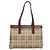 Borsa a tracolla BURBERRY Nova Check PVC Beige Gold Auth 197805A D'oro - vista 13