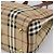 Borsa a tracolla BURBERRY Nova Check PVC Beige Gold Auth 197805A D'oro - vista 15