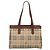 Borsa a tracolla BURBERRY Nova Check PVC Beige Gold Auth 197805A D'oro - vista 2