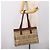 Borsa a tracolla BURBERRY Nova Check PVC Beige Gold Auth 197805A D'oro - vista 23