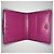 Prada Cartera Saffiano Bow Bi-fold - Magenta Rosa - vista 3