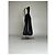 Vintage Givenchy Handtasche aus glattem Leder Schwarz Gold - Ansicht 6