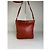Vintage Issey Miyake Leder Tote Bag Rust Rot - Ansicht 2