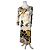 Emilio Pucci Vintage Pucci Seidenkleid Creme Schwarz Gelb XS