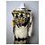 Emilio Pucci Vintage Pucci Seidenkleid Creme Schwarz Gelb XS - Ansicht 15