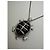 Collana con pendente logo Givenchy vintage argento nero - vista 6
