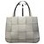 Tote in pelle strutturata Vintage Issey Miyake Cream Beige