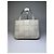 Tote in pelle strutturata Vintage Issey Miyake Cream Beige - vista 2
