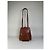 Vintage Courreges Schultertasche aus strukturiertem Leder Rust Gold Rot - Ansicht 2