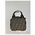 Mini Tote Vintage Fendi FF Monogram de Nylon Brown Beige Castaño - vista 2