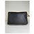 Clutch Vintage Givenchy in pelle martellata Nero Beige Oro - vista 13