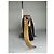 Clutch Vintage Givenchy in pelle martellata Nero Beige Oro - vista 6
