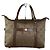 Vintage Givenchy 4G Logo Canvas Tote Beige Brown Gold