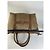 Vintage Givenchy 4G Logo Canvas Tote Beige Brown Gold - Ansicht 9