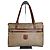 Céline Tote Vintage Celine in Tela e Pelle Beige Brown Gold