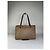 Céline Tote Vintage Celine in Tela e Pelle Beige Brown Gold - vista 2
