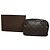 Vintage Louis Vuitton Monogram Canvas Kosmetiktasche Brown Gold Braun