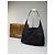 Vintage Gucci Nylon Schultertasche Schwarz Silber - Ansicht 2