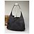 Vintage Gucci Nylon Schultertasche Schwarz Silber - Ansicht 9