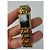 Vintage Givenchy Armbanduhr aus Edelstahl Gold Schwarz Golden - Ansicht 6