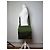 Vintage Miu Miu Mesh Nylon Schultertasche Olive Green Silver Grün - Ansicht 4