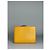 Vintage Givenchy Saffiano Leather Wallet Yellow Silver - view 2