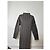 Vintage Issey Miyake gestreiftes Kleid aus Baumwollmischung Schwarz Grau M - Ansicht 14