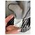 Vintage Issey Miyake gestreiftes Kleid aus Baumwollmischung Schwarz Grau M - Ansicht 6