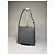 Vintage Givenchy Schultertasche aus glattem Leder Grau Silber - Ansicht 13